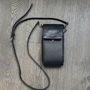 Women’s Black Bugatti Crossbody Bag with Adjustable Strap